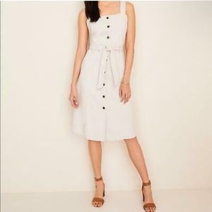 Ann Taylor Square Neck Button Dress size 8.